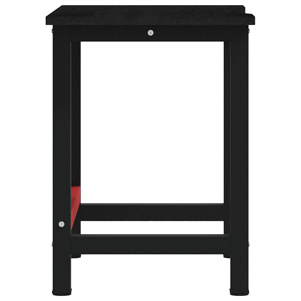 Banco Lavoro Marrone Scuro 100x60x81,5 cm Legno Massello Rovere - homemem39