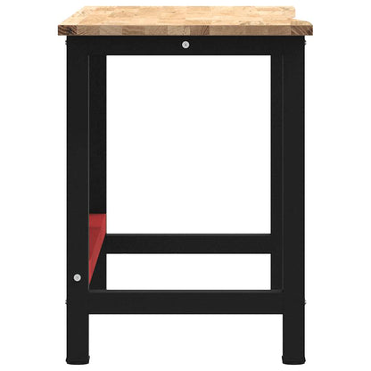 Banco Lavoro 140x60x81,5 cm Legno Massello Rovere - homemem39