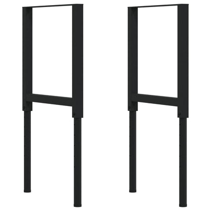 Banco Lavoro 100x60x(73-99,5) cm Legno di Rovere Rettangolare | homemem39