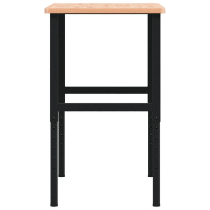 Banco da Lavoro 100x60x(71,5-98) cm Legno Faggio Rettangolare - homemem39