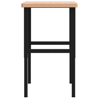 Banco Lavoro 100x60x(73-99,5) cm Legno di Faggio Rettangolare | homemem39