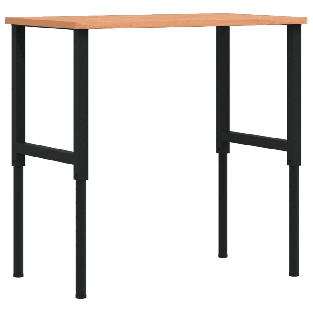 Banco da Lavoro 100x60x(71,5-98) cm Legno Faggio Rettangolare | homemem39