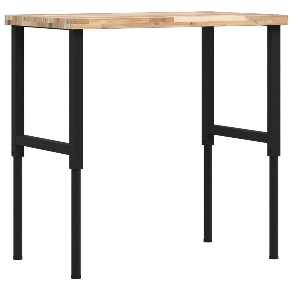 Banco Lavoro 100x60x(73-99,5) cm Legno di Acacia Rettangolare - homemem39