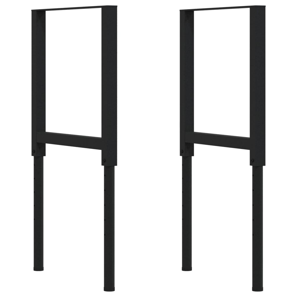 Banco Lavoro 80x60x(73-99,5) cm Legno di Acacia Rettangolare - homemem39