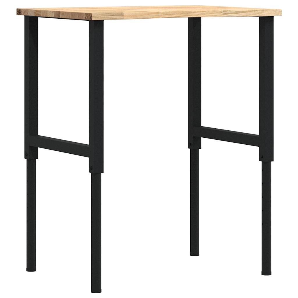 Banco da Lavoro 80x60x(71,5-98) cm Legno Massello Rovere - homemem39