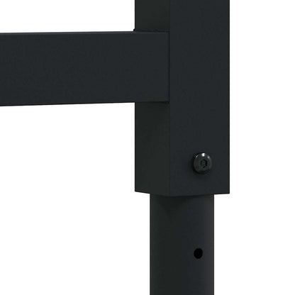 Banco Lavoro Marrone Scuro 80x60x(71,5-98) cm Legno di Rovere | homemem39