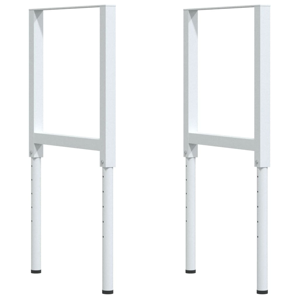 Banco da Lavoro 100x60x(71,5-98) cm Legno Rovere Rettangolare | homemem39