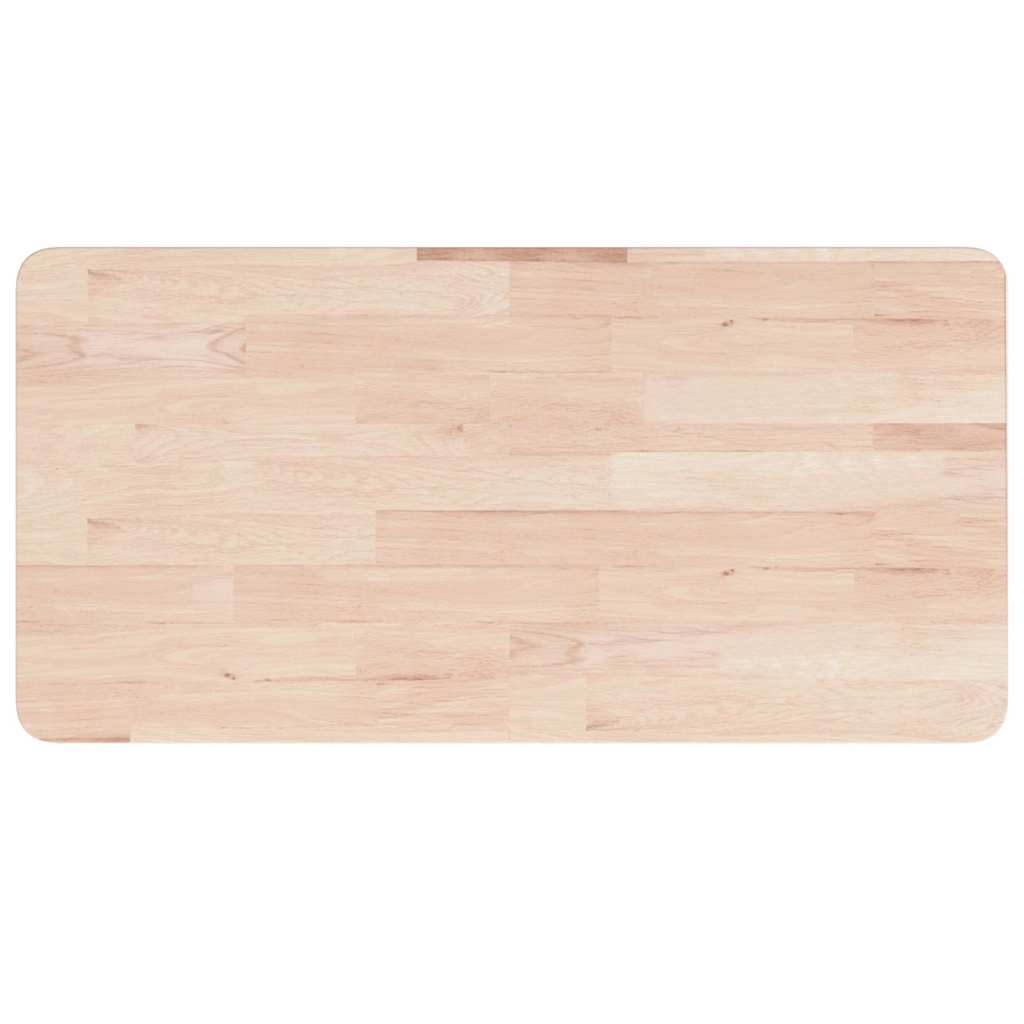 Banco Lavoro 100x60x(73-99,5) cm Legno di Rovere Rettangolare | homemem39