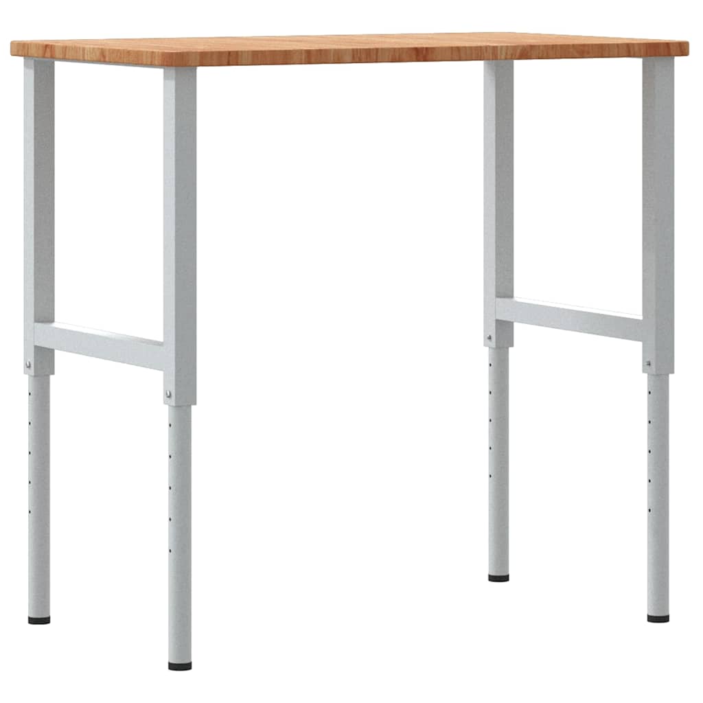Banco Lavoro Marrone Chiaro 100x60x(71,5-98cm Legno di Rovere | homemem39