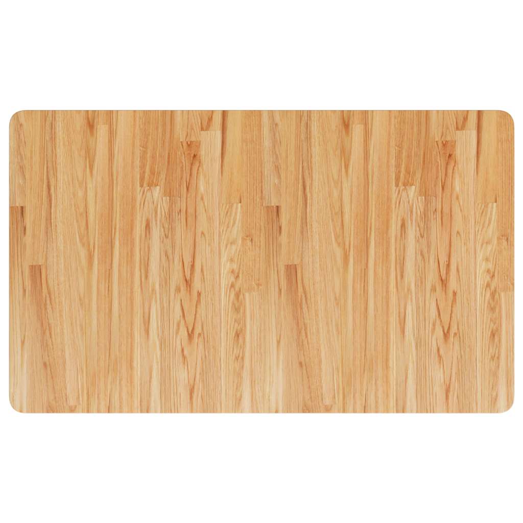 Banco Lavoro Marrone Chiaro 100x60x(71,5-98cm Legno di Rovere | homemem39
