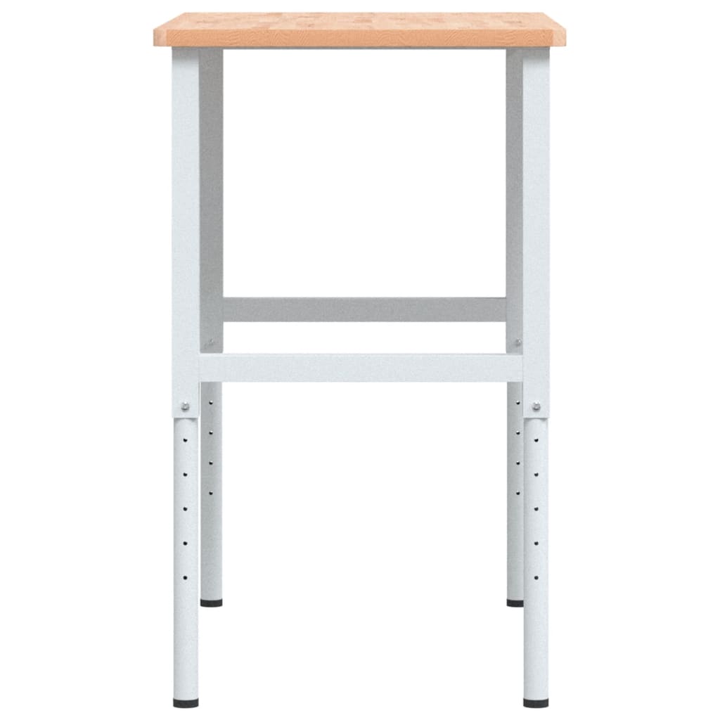 Banco da Lavoro 100x60x(71,5-98) cm Legno Faggio Rettangolare - homemem39