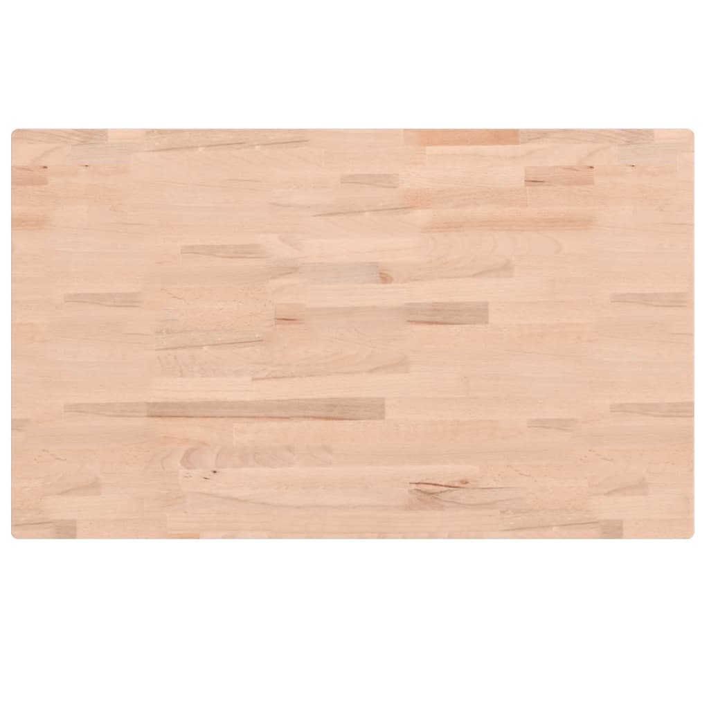 Banco Lavoro 100x60x(73-99,5) cm Legno di Faggio Rettangolare - homemem39