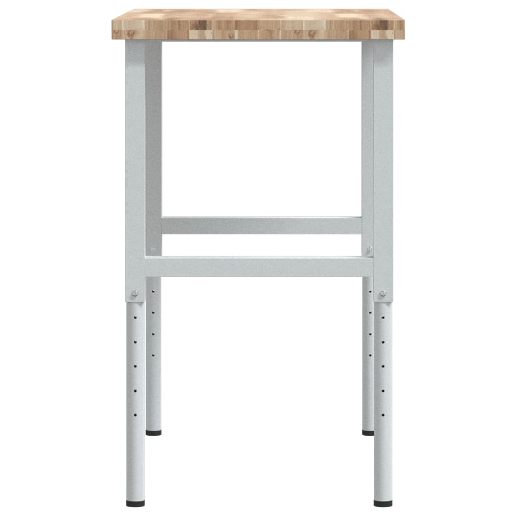 Banco Lavoro 100x60x(73-99,5) cm Legno di Acacia Rettangolare - homemem39