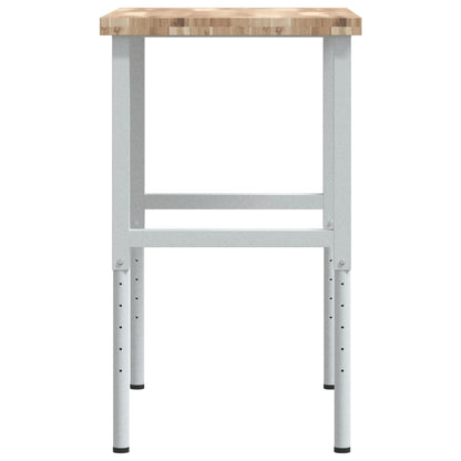 Banco Lavoro 100x60x(73-99,5) cm Legno di Acacia Rettangolare - homemem39