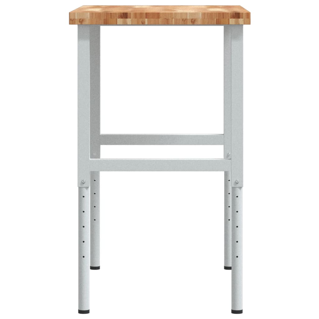 Banco Lavoro 100x60x(73-99,5) cm Legno di Acacia Rettangolare - homemem39