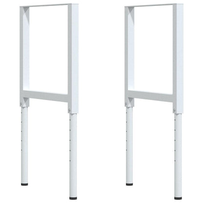 Banco da Lavoro 80x60x(71,5-98) cm Legno Massello Rovere | homemem39
