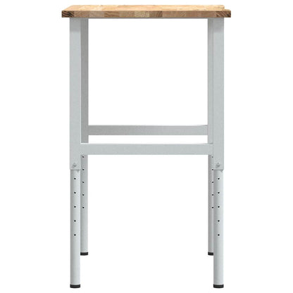 Banco da Lavoro 80x60x(71,5-98) cm Legno Massello Rovere | homemem39