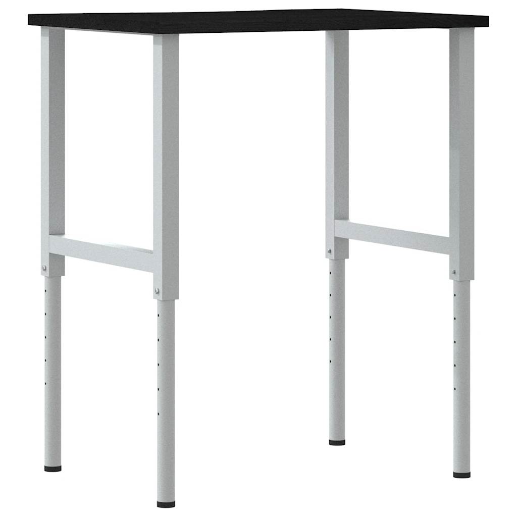 Banco Lavoro Marrone Scuro 80x60x(71,5-98) cm Legno di Rovere - homemem39