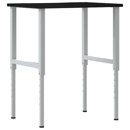 Banco Lavoro Marrone Scuro 80x60x(71,5-98) cm Legno di Rovere - homemem39