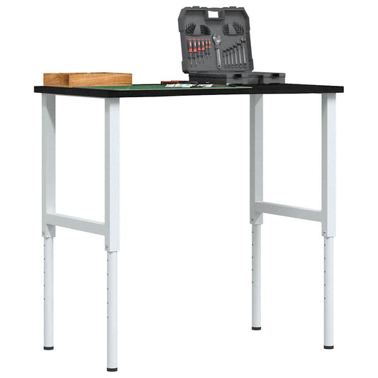 Banco Lavoro Marrone Scuro 100x60x(71,5-98) cm Legno di Rovere - homemem39