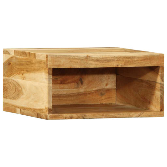 Mobile TV a Parete 40x30x19 cm in Legno Massello di Acacia - homemem39
