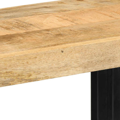 Mensola da Parete 70x33x35 cm in Legno Massello di Mango Grezzo - homemem39