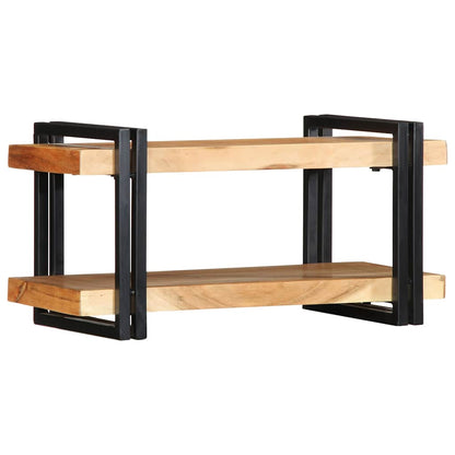 Mensola da Parete 70x33x35 cm Legno Massello di Acacia - homemem39