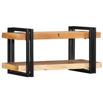 Mensola da Parete 70x33x35 cm Legno Massello di Acacia - homemem39
