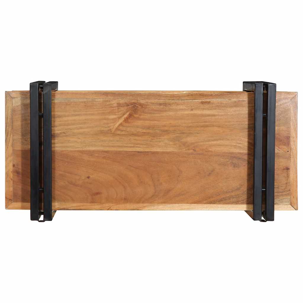 Mensola da Parete 70x33x35 cm Legno Massello di Acacia - homemem39