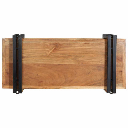 Mensola da Parete 70x33x35 cm Legno Massello di Acacia - homemem39