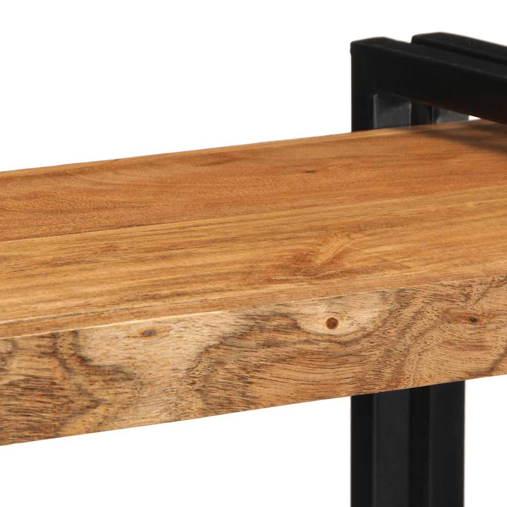 Mensola da Parete 70x33x35 cm Legno Massello di Acacia - homemem39
