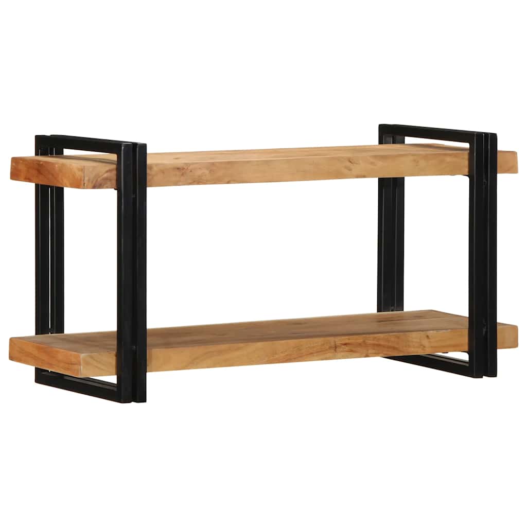 Mensola da Parete 90x33x45 cm Legno Massello di Acacia - homemem39