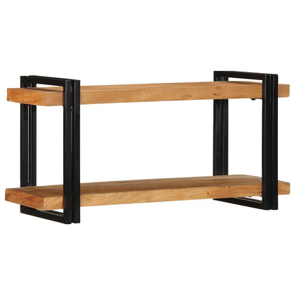 Mensola da Parete 90x33x45 cm Legno Massello di Acacia - homemem39
