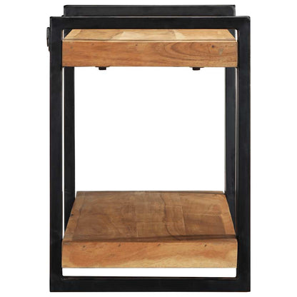 Mensola da Parete 90x33x45 cm Legno Massello di Acacia - homemem39
