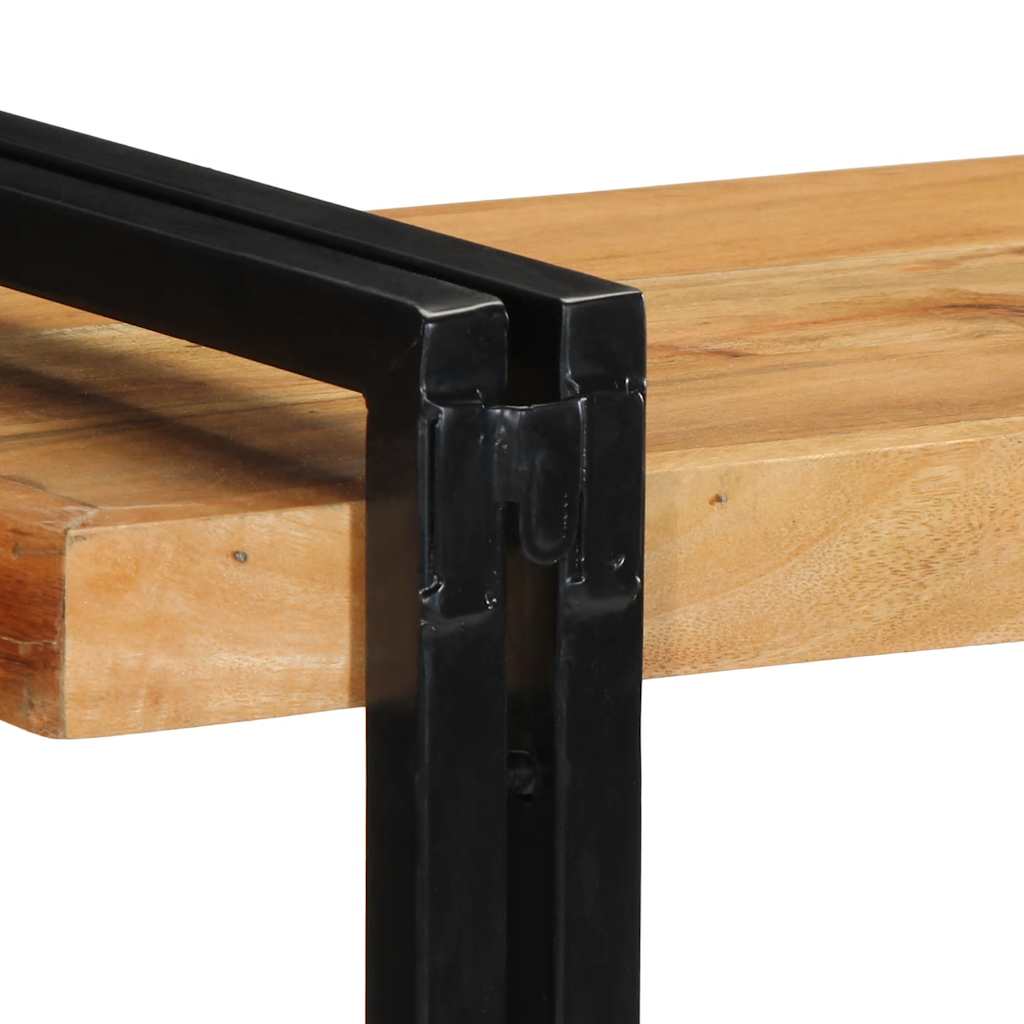 Mensola da Parete 90x33x45 cm Legno Massello di Acacia - homemem39