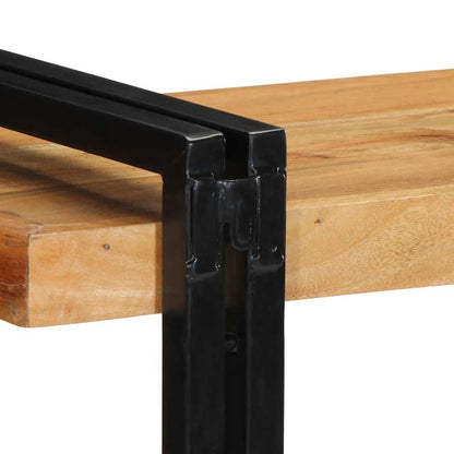 Mensola da Parete 90x33x45 cm Legno Massello di Acacia - homemem39