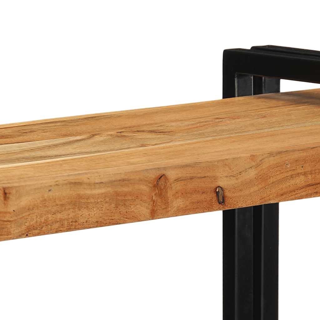 Mensola da Parete 90x33x45 cm Legno Massello di Acacia - homemem39