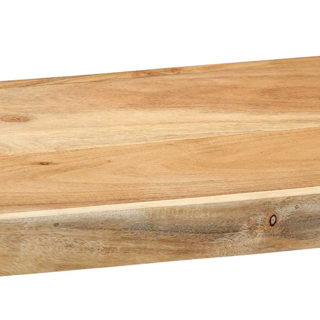 Mensola da Parete 110x33x45 cm Legno Massello di Acacia - homemem39