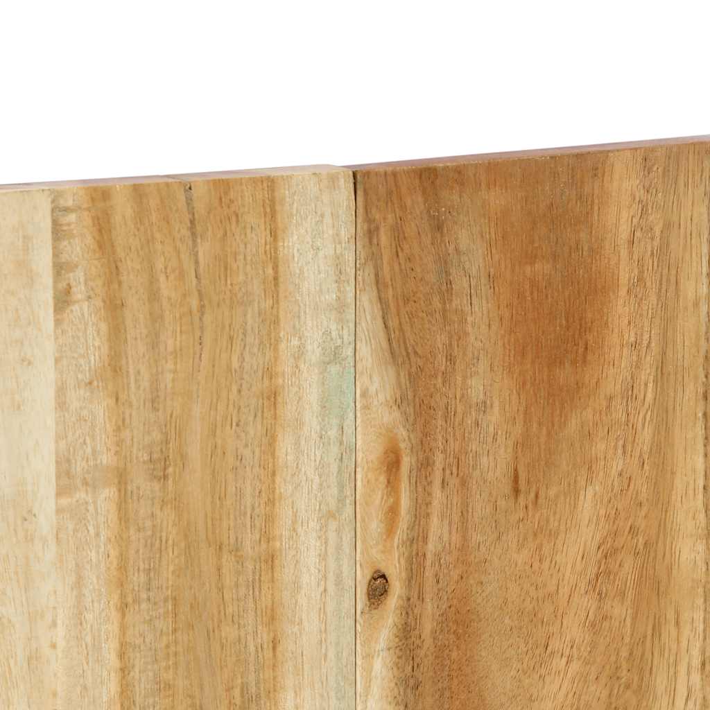 Testiera 120 cm in Legno Massello di Acacia - homemem39