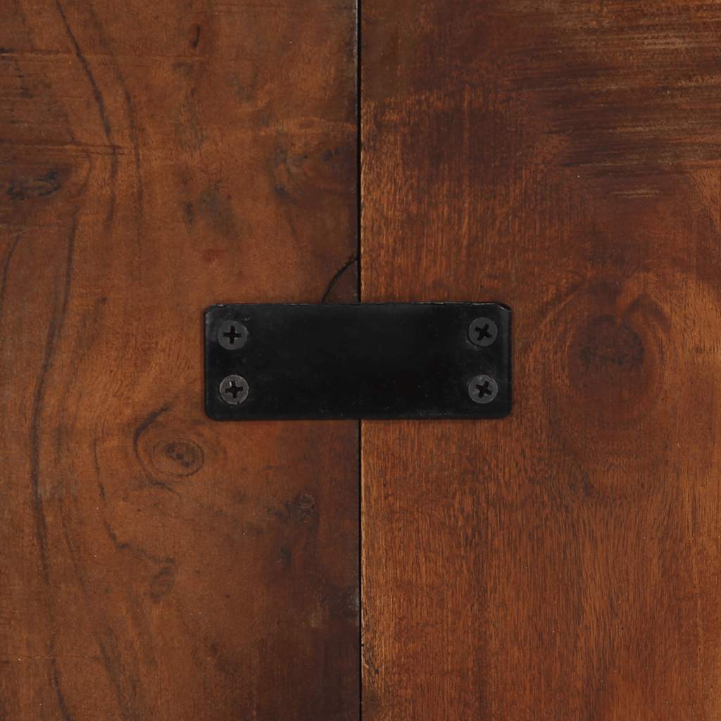 Testiera Multicolore 200 cm in Legno Massello Recupero