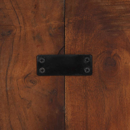 Testiera Multicolore 200 cm in Legno Massello Recupero