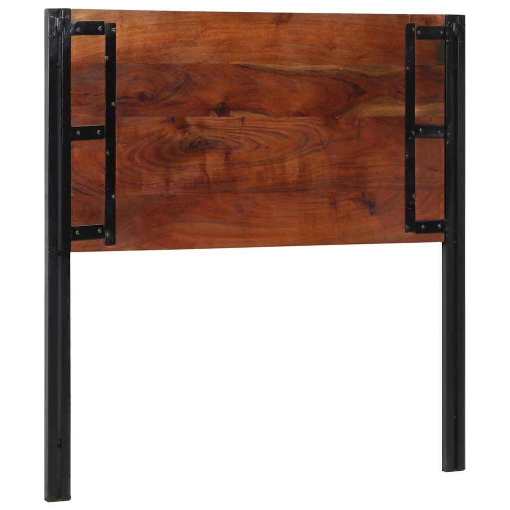 Testiera 100 cm in Legno Massello di Recupero e Ferro - homemem39