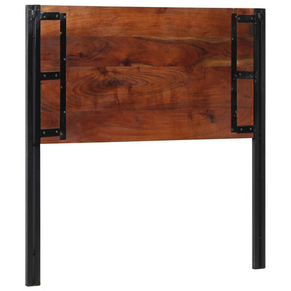 Testiera 100 cm in Legno Massello di Recupero e Ferro - homemem39