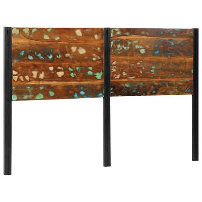 Testiera 160 cm in Legno Massello di Recupero e Ferro - homemem39