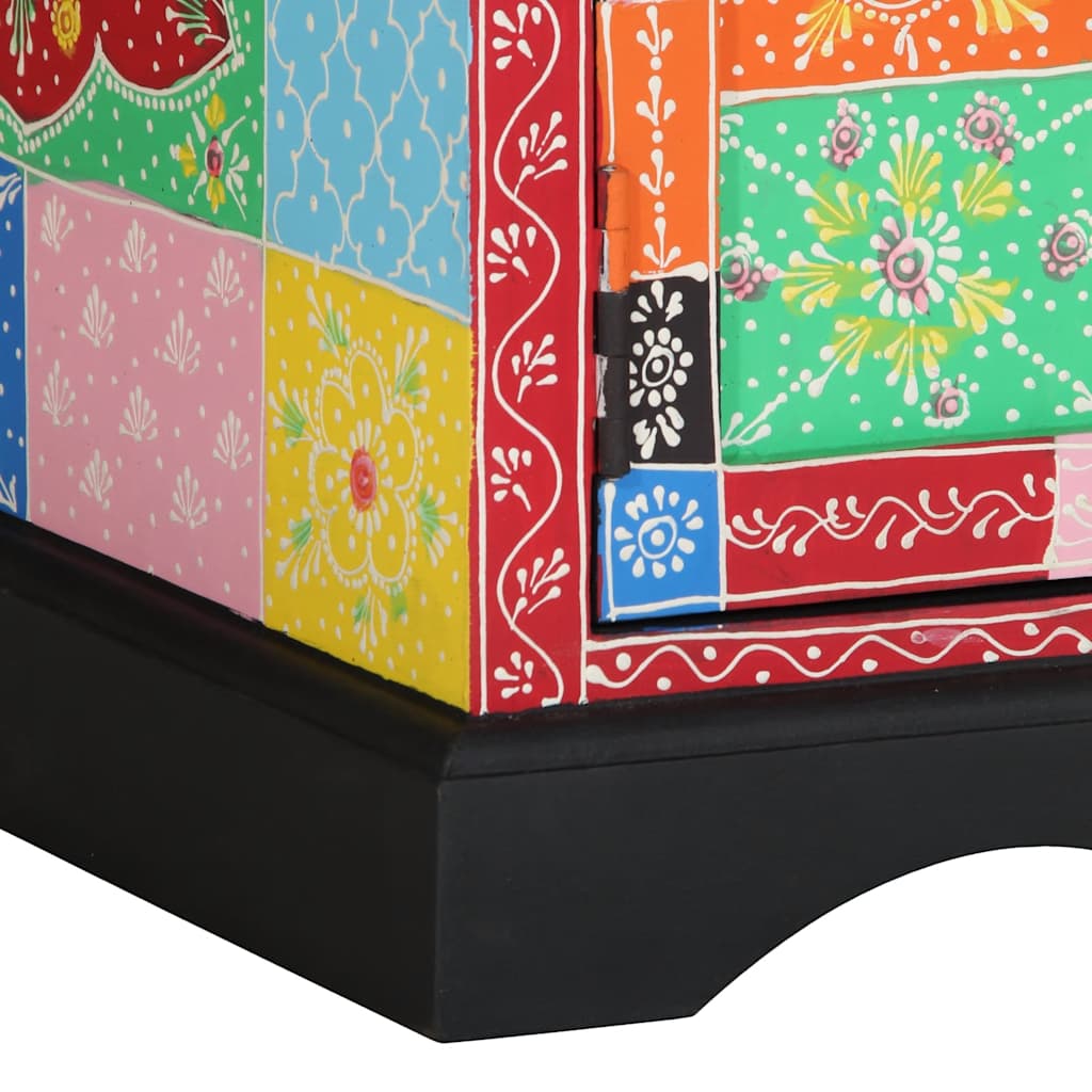 Tavolino da Salotto Multicolore 90x50x40cm Legno Massello Mango | homemem39