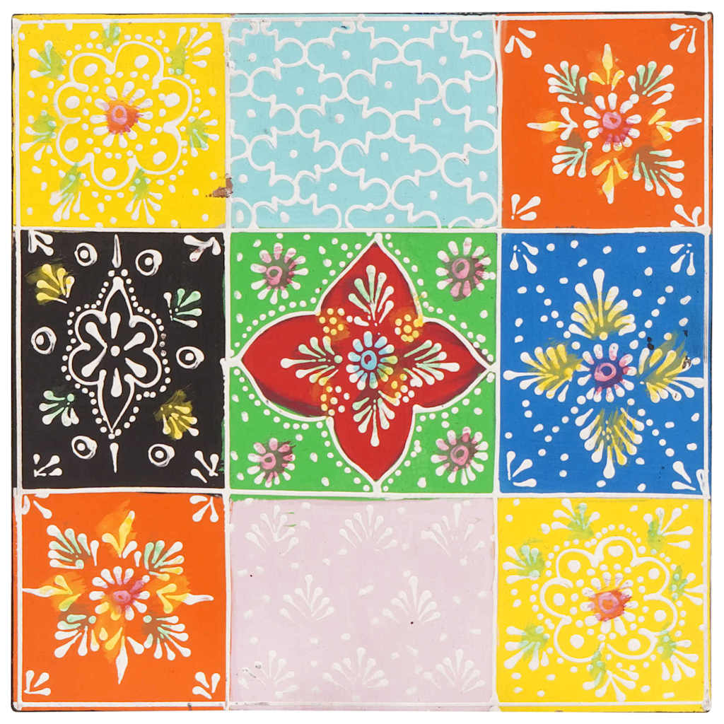 Tavolo Nesting Marrone 50 x 50 x 50 cm Legno massello di mango - homemem39