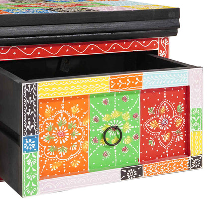 Armadio da Notte con cassetto 2 pcs Multicolore 40 x 30 x 28 cm