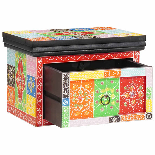 Armadio da Notte con cassetto 2 pcs Multicolore 40 x 30 x 28 cm