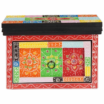 Armadio da Notte con cassetto 2 pcs Multicolore 40 x 30 x 28 cm