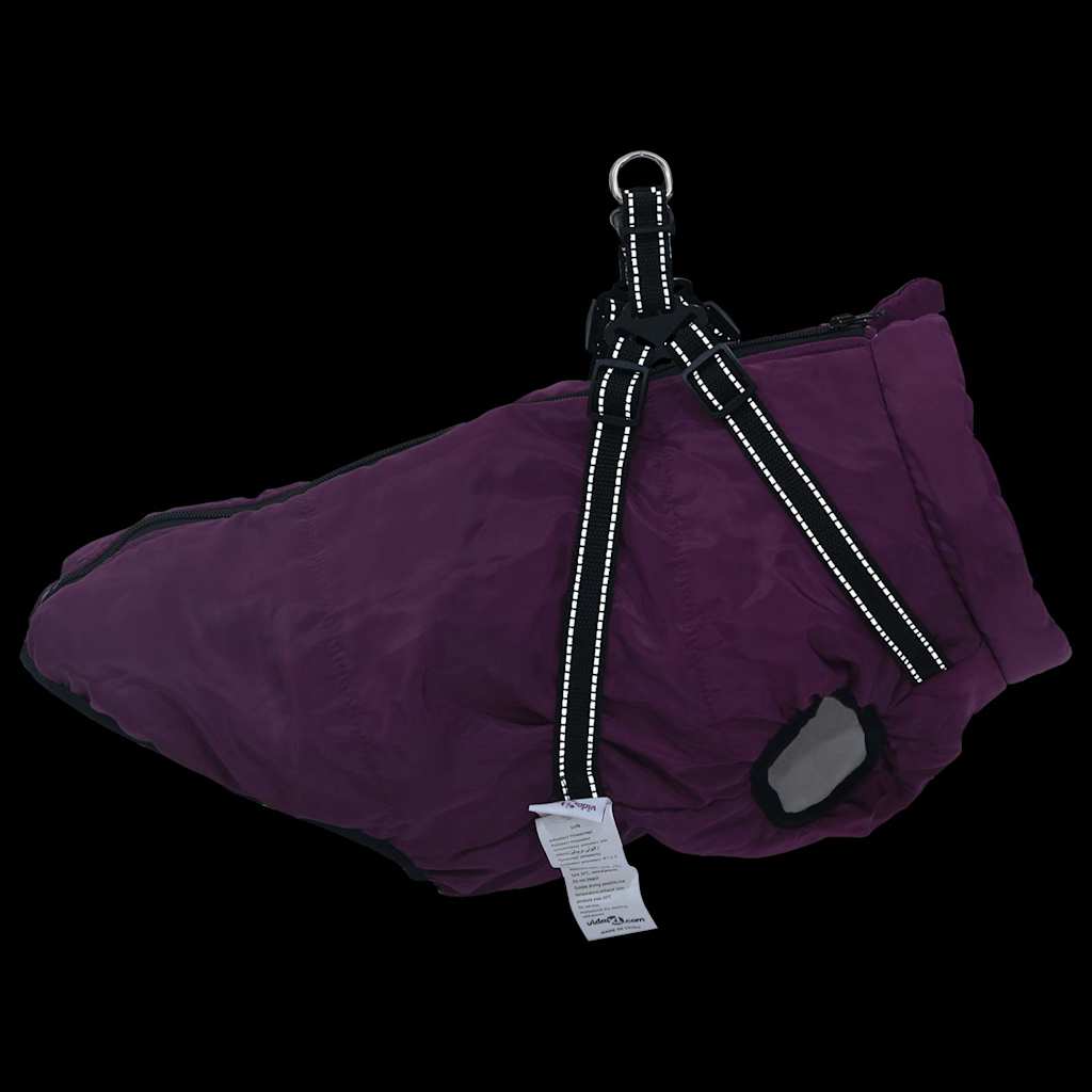 Cappotto Cani Imbracatura Impermeabile Riflettente Viola L48 | homemem39